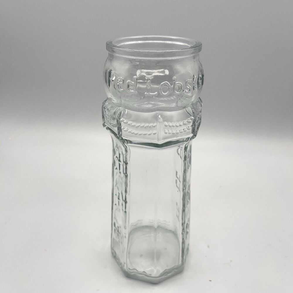 Vintage Red Lobster Lighthouse Drinking Glass | 1980's
